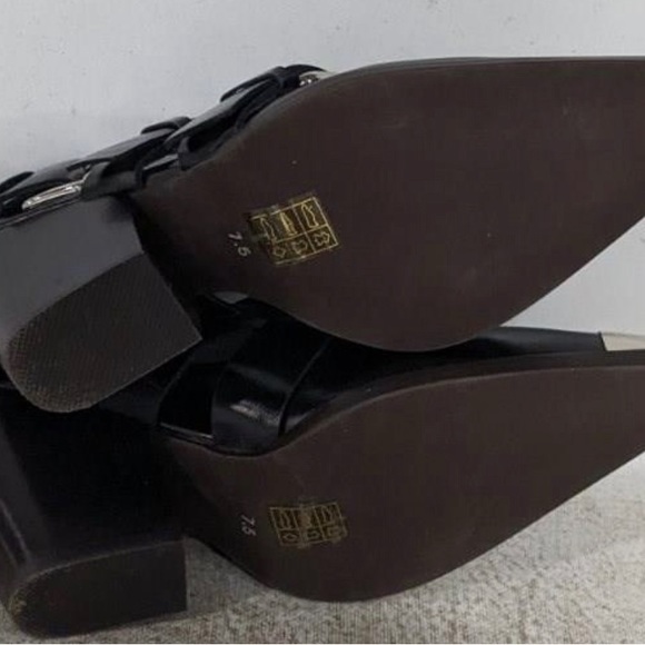 Free People x Jeffrey Campbell Harley Slingback Heels Size 7.5 - Picture 6 of 7